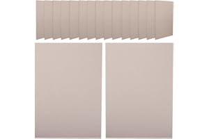 SEWACC Lot de 20 feuilles de classeurs épais en aggloméré Kraft robuste A5 1 mm