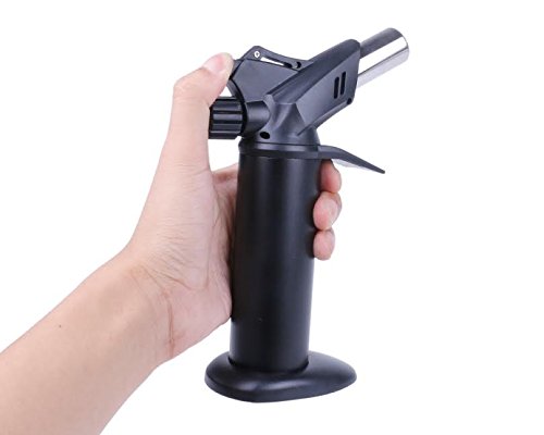 Culinary Butane Torch - Cooking Kitchen Blow Torch - DIY Chefs Torch for Creme Brulee - Searing, Glazing, Roasting, Soldering, Light Welding or Brazing - Professional Quality Home Cooking or Repairs