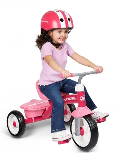 Radio Flyer Pink Rider Tricycle, Ages 2.5-5