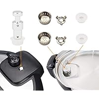 Original Float Valve and Anti-Block Shield Replacement for Instant Pot Duo 3, 5, 6 Qt, Duo Plus 3, 6 Qt, Ultra 3, 6, 8 Qt, Lux 3 Qt