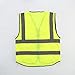 EGELEXY Visibility Reflective Vest Working Clothes Motorcycle Cycling Sports Outdoor Reflective Safety Clothing (Yellow)