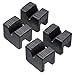Skelang Jack Pad Adapter Rubber Slotted Universal for Jack Stand, Frame Rail Jack Pinch welds Protector, Pack of 4