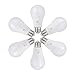 LED Daylight Bulbs 75-100 Watt Equivalent, 12W A19 LED Bulbs, Cool White 6500K, E26 Socket, Not Dimmable, Pack of 6