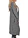 Dokotoo Womens Cardigans Winter Autumn Loose Casual Long Sleeve Warm Knit Open Front Long Maxi Chunky Ribbed Cardigan Pullover Coat with Pockets Grey Small