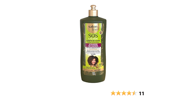 Amazon Com Salon Line Linha Tratamento Sos Cachos Ativador De Cachos Azeite De Oliva 1000 Ml Salon Line Treatment Sos Curls Collection Olive Oil Curl Activator 33 81 Fl Oz Beauty Personal Care