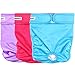 wegreeco Washable Reusable Premium Female Dog Diapers, Small Medium Large Size, Pack of 3,Dog Doggie Puppy & Doggy Diapers Female,Period Panties in Heat (Small)