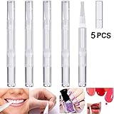 3ml Twist Pen Empty Transparent Nail Oil Pens Cosmetic Container Lip Gloss Eyelash Growth Serum Liquid Tube for Women Female Girls 5 Pack