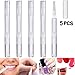 3ml Twist Pen Empty Transparent Nail Oil Pens Cosmetic Container Lip Gloss Eyelash Growth Serum Liquid Tube for Women Female Girls 5 Pack