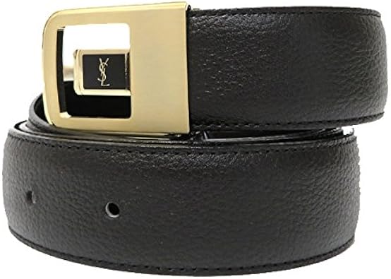 Amazon イヴサンローラン Ysl メンズ レザー ベルト ブラック ベルトカット 対応 ビジネス アイテム 男性用 小物 中古 メンズ