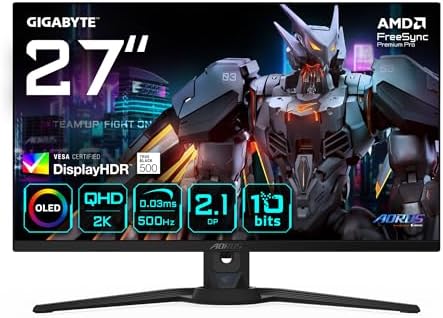 AORUS FO32U 31,5” UHD-Gaming-Monitor - 3840 x 2160 (UHD), 165Hz, 0,03ms, 250 cd/m², FreeSync Premium Pro, DisplayHDR True Black 400, HDMI 2.1, DisplayPort 1.4