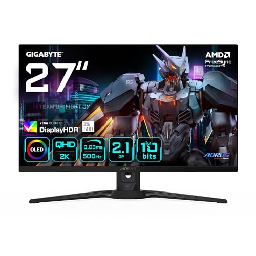 AORUS FO32U 31,5” UHD-Gaming-Monitor - 3840 x 2160 (UHD), 165Hz, 0,03ms, 250 cd/m², FreeSync Premium Pro, DisplayHDR True Black 400, HDMI 2.1, DisplayPort 1.4