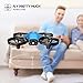 Potensic A30, Mini Drone for Kids, RC Quadcopter for Beginners, Headless Mode, Altitude Hold,Nano Helicopter, Portable Pocket, 3 Speed Adjustment, Easy Remote Return, Extra Blade, Auto Hovering, Blue