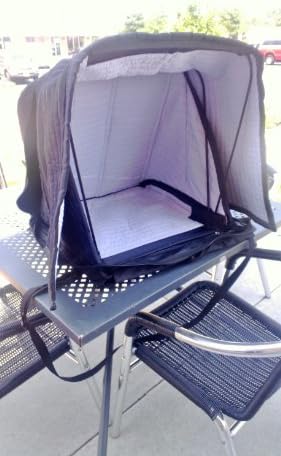 Carry-on Tracking Portable Vocal Booth for Radio or Internet Reporting, Podcasting, or Recording While Traveling
