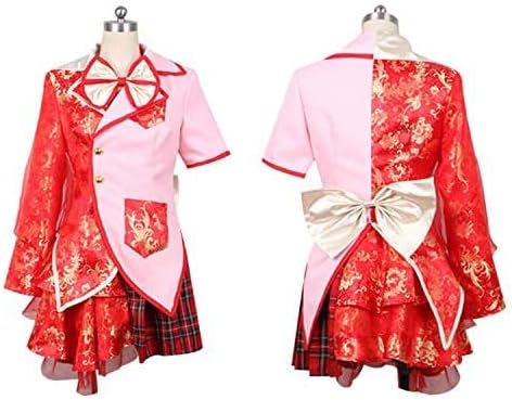 Amazon ももクロ怪盗少女 百田夏菜子 コスプレ衣装 Cosplay コスチューム コス ハロウィン クリスマス サンタ イベント パーティー 学園祭 文化祭 お祭り 仮装 変装 男 M コスプレ 仮装 通販