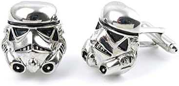 2 Pairs Cufflinks Cuff Links Fashion Jewelry Classical Party Shirt Bouton Mens Button Gift Classic Cloth Wedding XK950051 Star Wars Storm Trooper