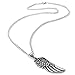 Jstyle Stainless Steel Wing Necklace Pendant Necklace for Men 24 Inch