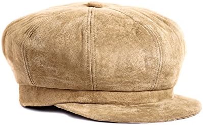 Suede Newsboy Spitfire Leather hat Cap Made in USA
