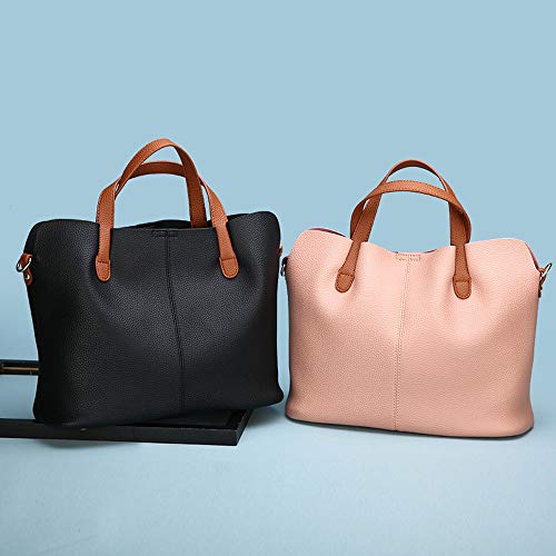 Londony Vintage Handbags in Retro Purses and Handbags for Women Satchel Shoulder Tote Bags Pink