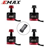Crazepony 4pcs EMAX RS1306 4000KV Brushless Motor 2CW 2CCW for QAV130 QAV180 FPV Racing Quadcopter