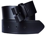 Belt for Buckles 100% Top Grain One Piece Leather,Uniform,1.25