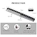 Barber Comb,Hair Cutting Combs Carbon Fiber Salon Hairdressing Comb 100% Anti Static 230℃ Heat Resistant with Smooth Round Teeth Bristle for Hair Partition/Remove Knots/Hair Cutting/Dying/Styling