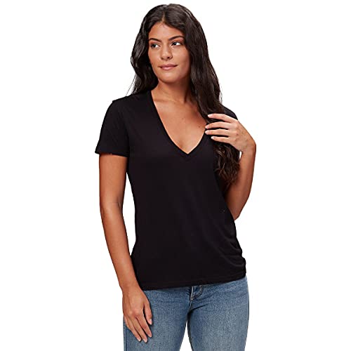 monrow oversized v neck tee