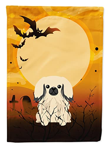Caroline's Treasures BB4372GF Halloween Pekingese Cream Garden Flag Mailbox Fla…