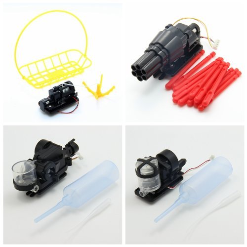 RC Quadcopter UFO 4 Function Spare Parts Fountain+Bubble+Missile Launcher+Hook Hanging Basket for WLToys V959 V222 V912 V262