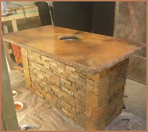 Concrete Countertop Edge Form Liners Chiseled Edge