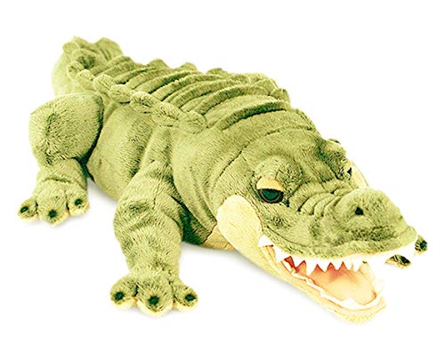 Lashuma Plüschtier Alligator Grün, Keel Toys Krokodil Kuscheltier 45 cm
