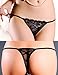 YKSH Women's 3 Pieces Lace Garter Belt Stockings Sets,Black#2,One Size