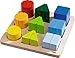 HABA Perfect Pairs - Chunky 18 Piece Wooden Sorting Game - Which Two Halves Make a Whole? Ages 2+