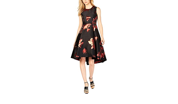 Amazon.com: Calvin Klein CD8L14YU - Vestido con estampado de flores : Ropa,  Zapatos y Joyería