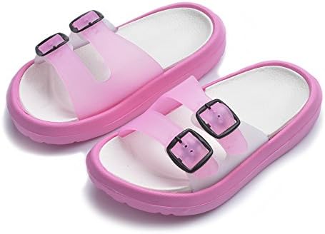 Cyiecw Toddler Little Kid Walking Sandals Non-Slip Beach Shoes Lightweight Shower Pool Slippers