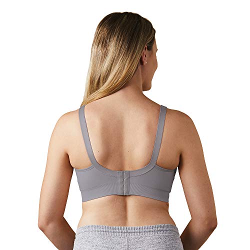 BRAVADO DESIGNS Women's Body Silk Seamless Nursing Bra and Maternity Bra, Silver Belle, Medium - Thumbnail 2