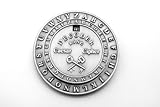 Classic Caesar Cipher Medallion Decoder Ring