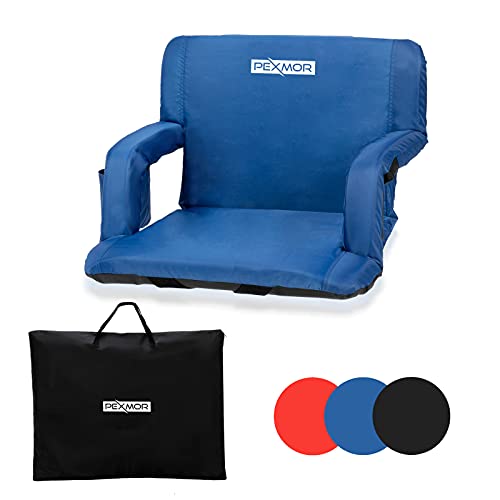 PEXMOR Extra Wide 25'' Stadium Seats for Bleachers with Back Support