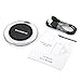 VicTsing QI Wireless Charger, A Wireless Charging Pad for All Qi-Enabled Devices , Nexus 4 / 5 / 7,Nokia Lumia, LG Vu2,HTC or Devices with QI Receiver with Elegant Breathing LED Light