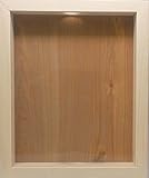 Wooden Shadow Box Wine Cork/Bottle Cap Holder 9x11 - No Saying Blank (Willow)