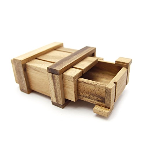BSIRI The Magic Box Money Gift Puzzle Brain Teaser Wood Box