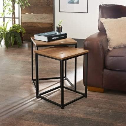 Ra Homestore New Fabulous Tromso Square Nest Of 2 Tables Amazon Co Uk Kitchen Home