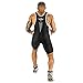 Elite Sports New Item Advanced Wrestling Singlet, Large, Black
