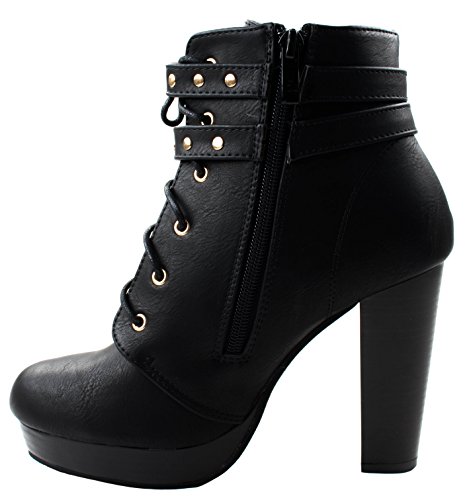 top moda black booties
