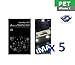PowerDigital(TM) Diamond Sparkling Glitter Screen Protector for iPhone Xs/X (iPhone 10) 2017 with Lint Cleaning Cloth (Retail Packaging, PET Material) - 5 Pack
