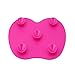 LYNN Silicone Makeup Brush Cleaning Mat Pad Makeup Brush Cleaner Glove Cosmetic Brush Cleaning Mat Portable Washing Tool Rose
