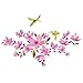 RoomMates RMK2496SCS Pink Flowering Vine Peel and Stick Wall Decals