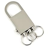 Maycom Detachable Independent Small Loops Pants Buckle Clip on Belt Keyring Keychain Key Chain Ring Key Fob Keyrings 84013