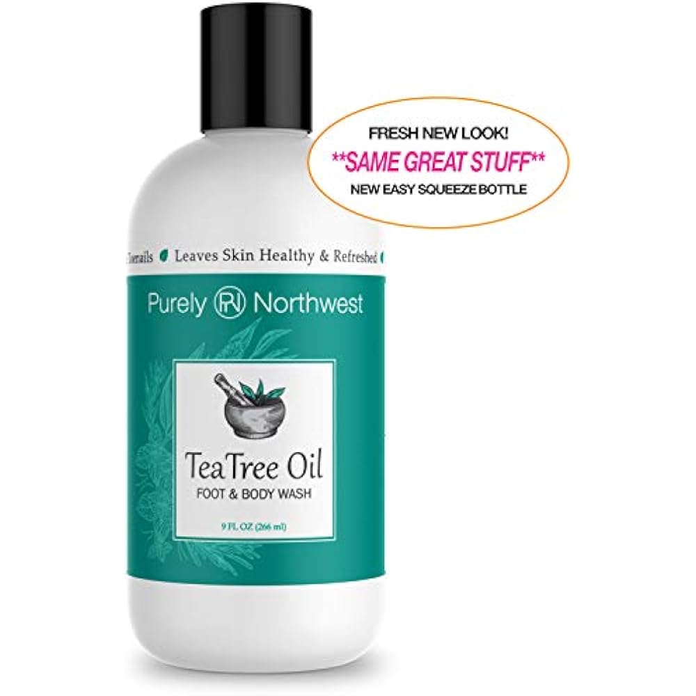 Antifungal Body Washes Tea Tree Oil Wash, Helps Athletes Foot, Ringworm, Toenail eBay