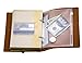 FX Classic Vintage Style Journal Writing Leather Refillable Spiral Notebook 7.5 x 5.8 Inches as Art Sketchbook, Travel Diary Book (Color-2)
