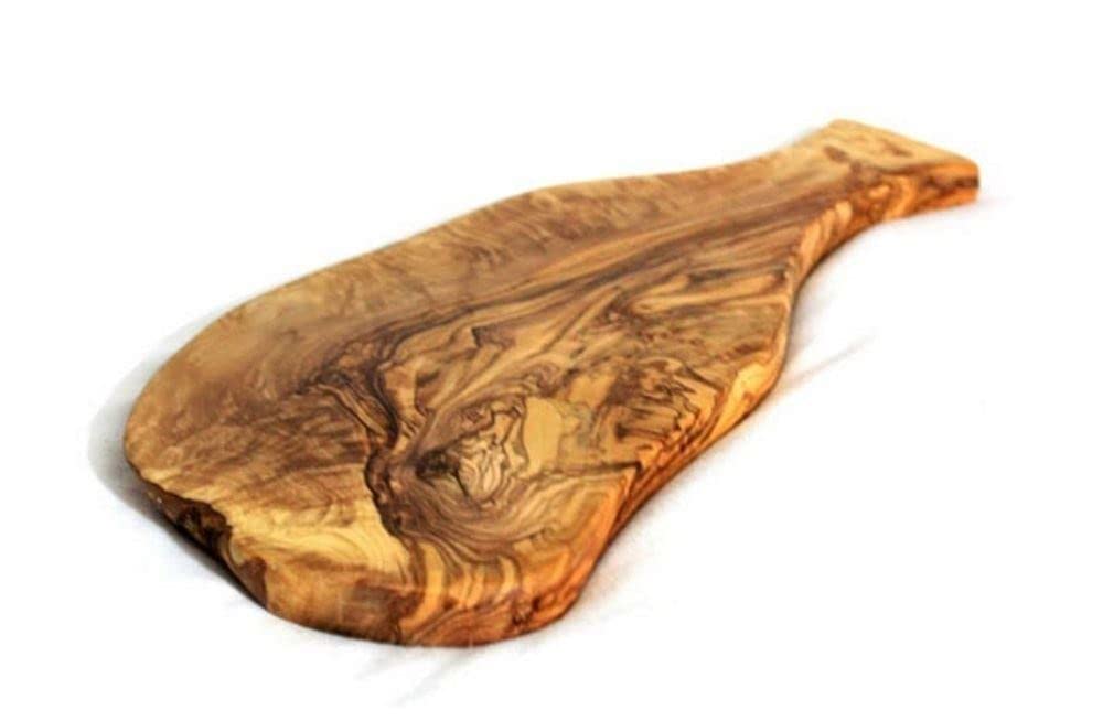 Tunisan Olive Wood Cheese Board - with Handle (40cm)